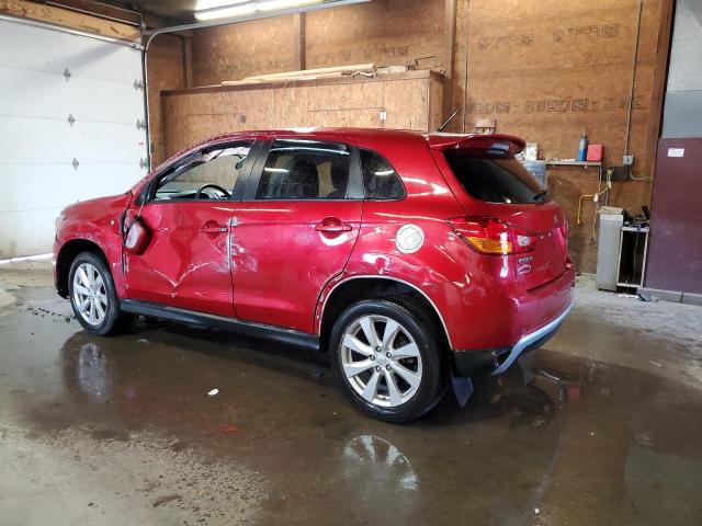 4A4AR3AU9DE012341 - 2013 MITSUBISHI OUTLANDER ES RED photo 2