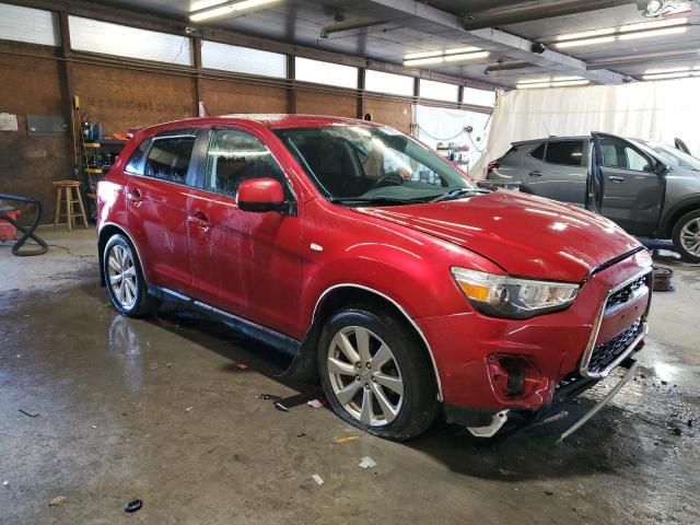 4A4AR3AU9DE012341 - 2013 MITSUBISHI OUTLANDER ES RED photo 4