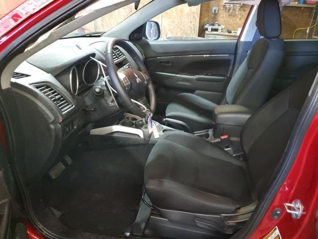 4A4AR3AU9DE012341 - 2013 MITSUBISHI OUTLANDER ES RED photo 7