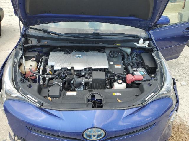 JTDKARFUXH3535724 - 2017 TOYOTA PRIUS BLUE photo 11