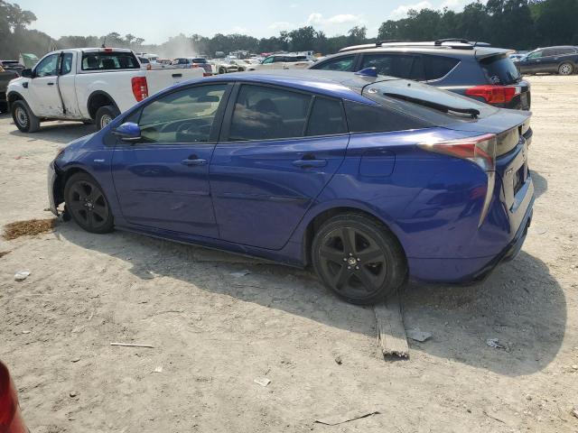 JTDKARFUXH3535724 - 2017 TOYOTA PRIUS BLUE photo 2