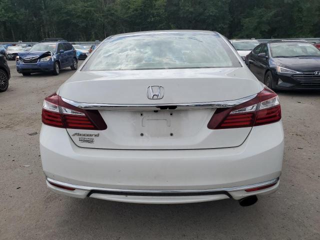 1HGCR2F30GA177377 - 2016 HONDA ACCORD LX WHITE photo 6
