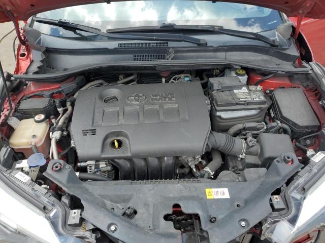 NMTKHMBX8MR133223 - 2021 TOYOTA C-HR XLE RED photo 12