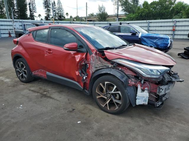 NMTKHMBX8MR133223 - 2021 TOYOTA C-HR XLE RED photo 4