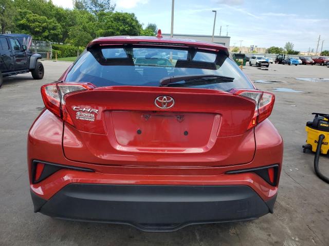 NMTKHMBX8MR133223 - 2021 TOYOTA C-HR XLE RED photo 6