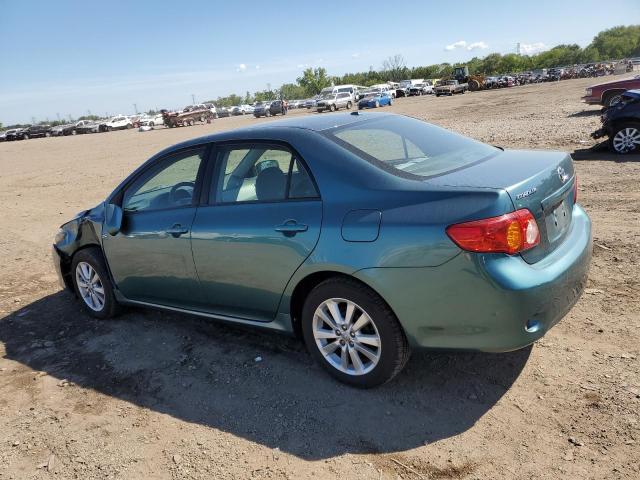 1NXBU4EE4AZ166603 - 2010 TOYOTA COROLLA BASE ტურკოუსი ფოტო 2