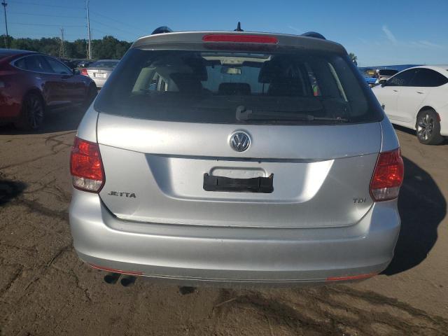 3VWPL7AJ1EM601277 - 2014 VOLKSWAGEN JETTA TDI SILVER photo 6