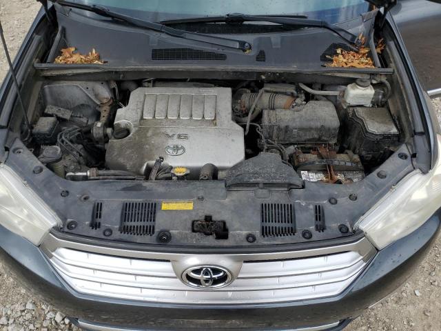 5TDBK3EH5CS105699 - 2012 TOYOTA HIGHLANDER BASE رمادي صورة 12