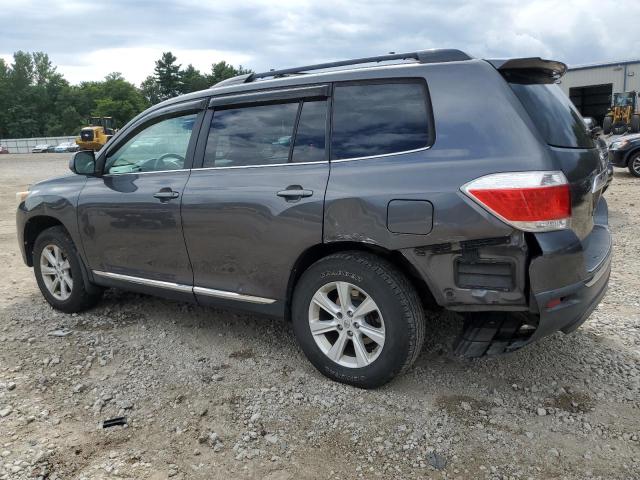 5TDBK3EH5CS105699 - 2012 TOYOTA HIGHLANDER BASE رمادي صورة 2