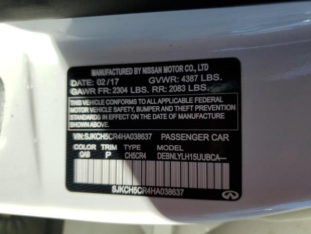 SJKCH5CR4HA038637 - 2017 INFINITI QX30 BASE 白色 照片 13