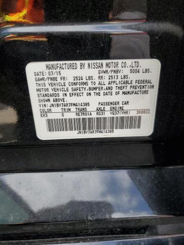 JN1BV7AR7FM414395 - 2015 INFINITI Q50 BASE BLACK photo 13