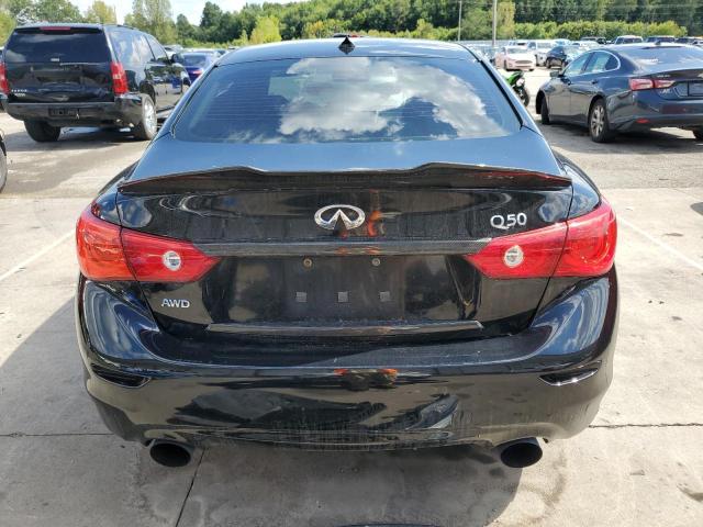 JN1BV7AR7FM414395 - 2015 INFINITI Q50 BASE BLACK photo 6