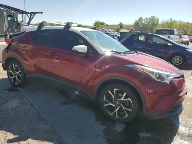 NMTKHMBX6JR052443 - 2018 TOYOTA C-HR XLE BURGUNDY photo 4