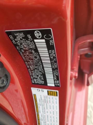 JTDVPMAE6MJ138872 - 2021 TOYOTA COROLLA LE RED photo 12