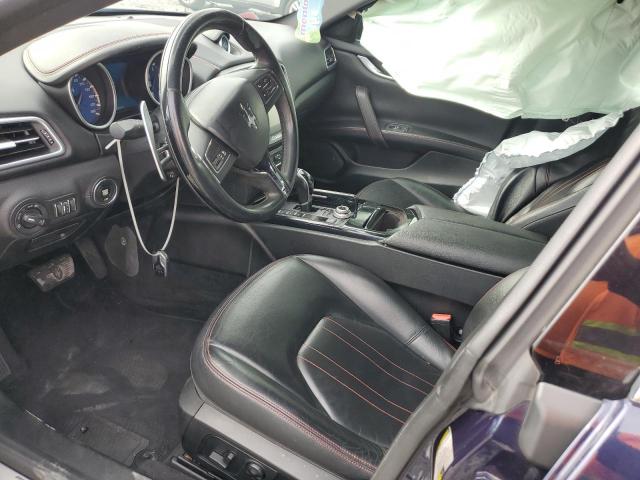 ZAM57YTA6J1269504 - 2018 MASERATI GHIBLI S Blau Foto 7