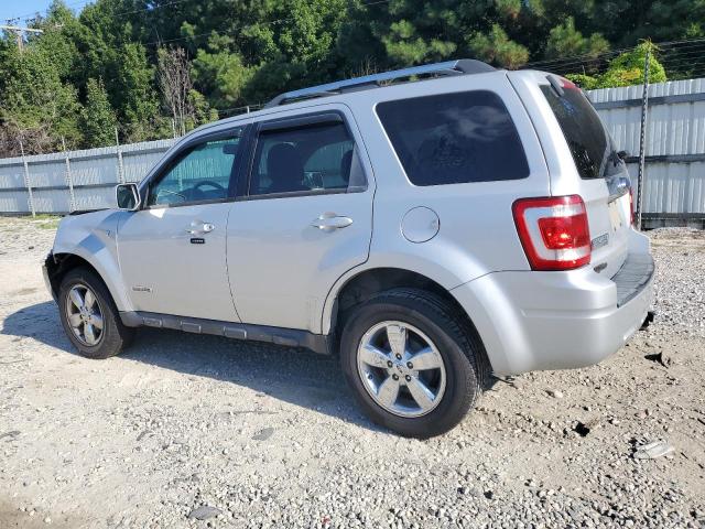 1FMCU941X8KE82075 - 2008 FORD ESCAPE LIMITED 银色 照片 2