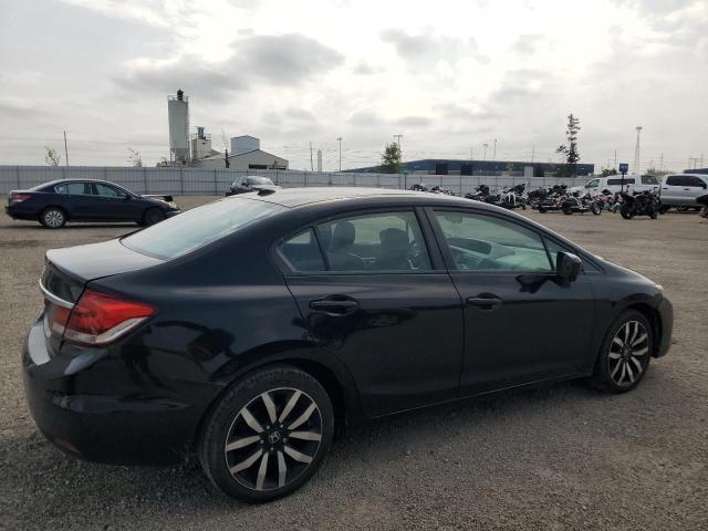 19XFB2F93FE279952 - 2015 HONDA CIVIC EXL BLACK photo 3