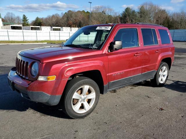 1C4NJRFBXED792948 - 2014 JEEP PATRIOT LATITUDE RED photo 1