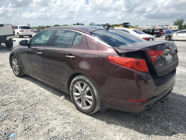 KNAGN4A79B5116805 - 2011 KIA OPTIMA EX BURGUNDY photo 2