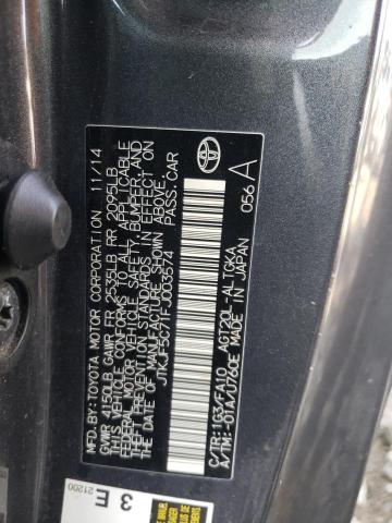 JTKJF5C71FJ003574 - 2015 TOYOTA SCION TC 灰色 照片 13