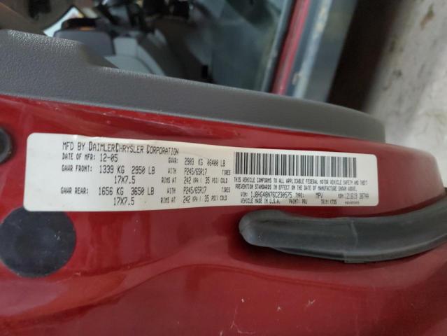 1J8HG48N76C230575 - 2006 JEEP COMMANDER Qırmızı foto 13