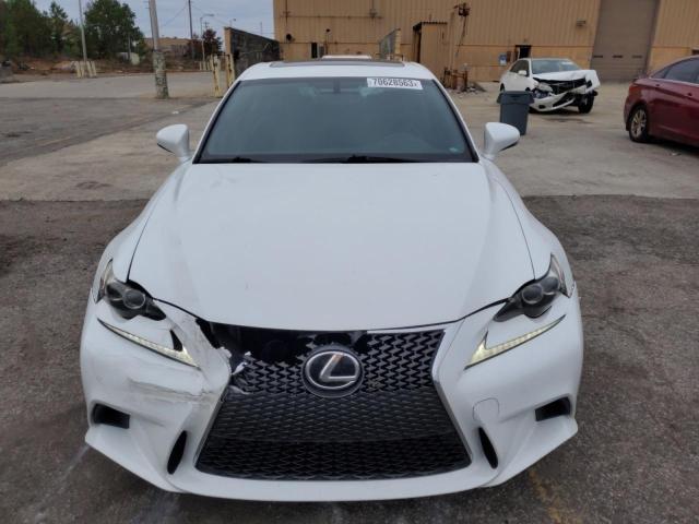 JTHBF1D29E5034617 - 2014 LEXUS IS 250 WHITE photo 5