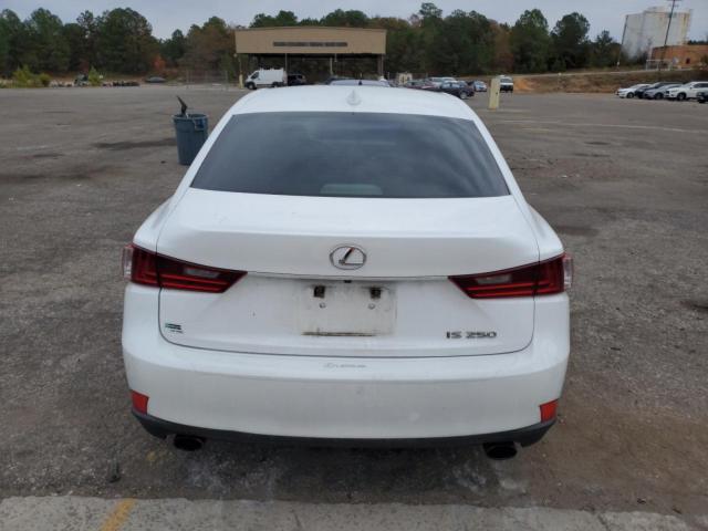 JTHBF1D29E5034617 - 2014 LEXUS IS 250 WHITE photo 6