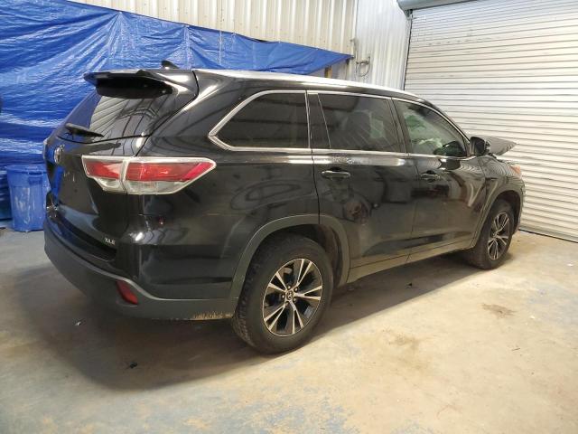 5TDKKRFH1GS504391 - 2016 TOYOTA HIGHLANDER XLE BLACK photo 3