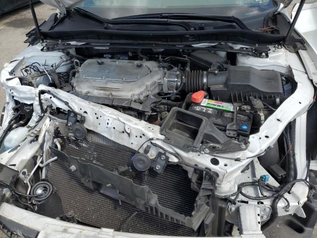 1HGCR3F01HA020504 - 2017 HONDA ACCORD EXL WHITE photo 11