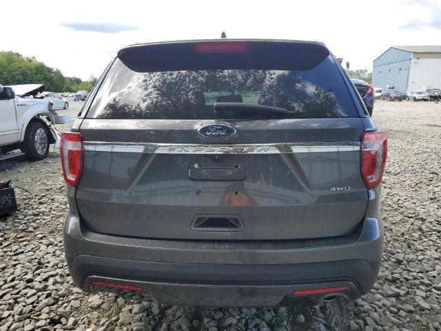 1FM5K8D87HGE01851 - 2017 FORD EXPLORER XLT ნაცრისფერი ფოტო 6