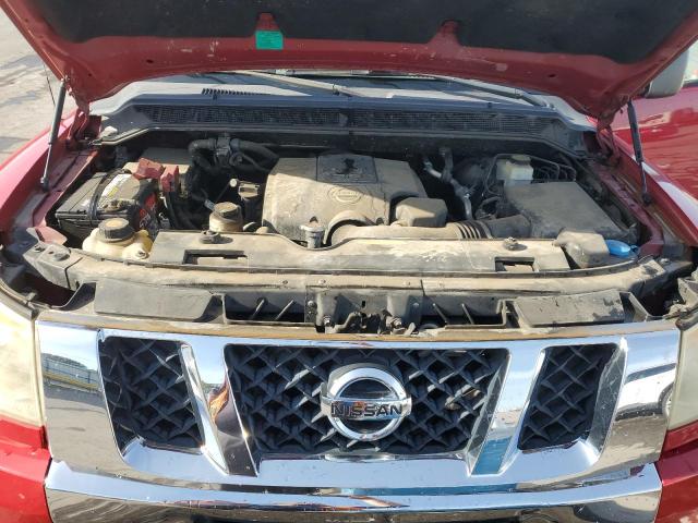 1N6BA0ED3BN310020 - 2011 NISSAN TITAN S RED photo 11