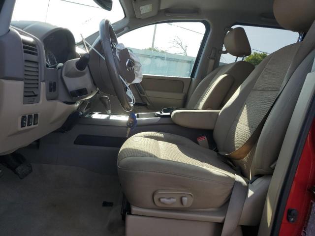 1N6BA0ED3BN310020 - 2011 NISSAN TITAN S RED photo 7