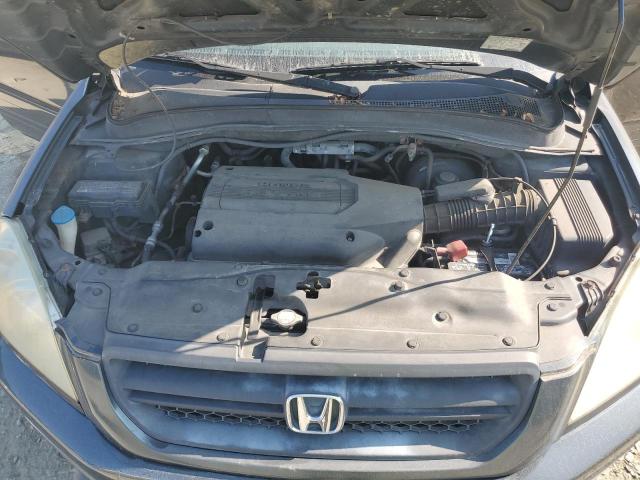 2HKYF18644H590292 - 2004 HONDA PILOT EXL GRAY photo 12