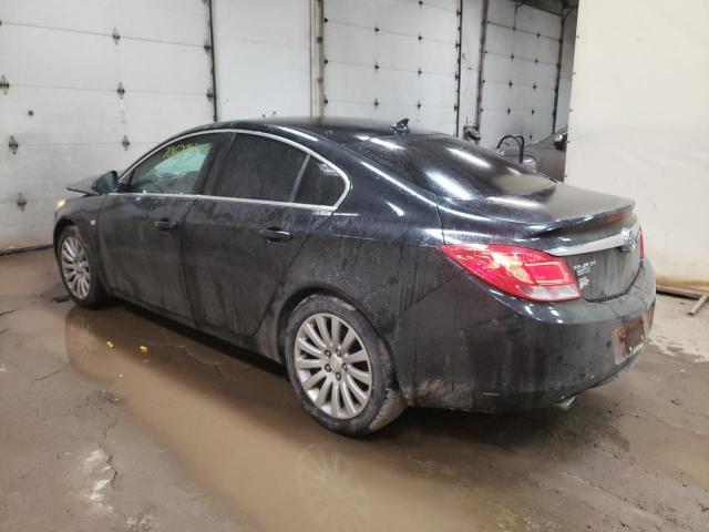 W04GY5GV8B1089443 - 2011 BUICK REGAL CXL BLACK photo 3