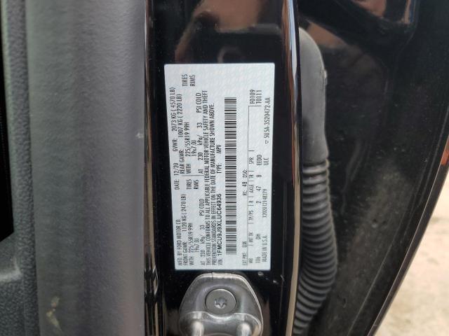 1FMCU9J9XLUC64936 - 2020 FORD ESCAPE TITANIUM BLACK photo 13