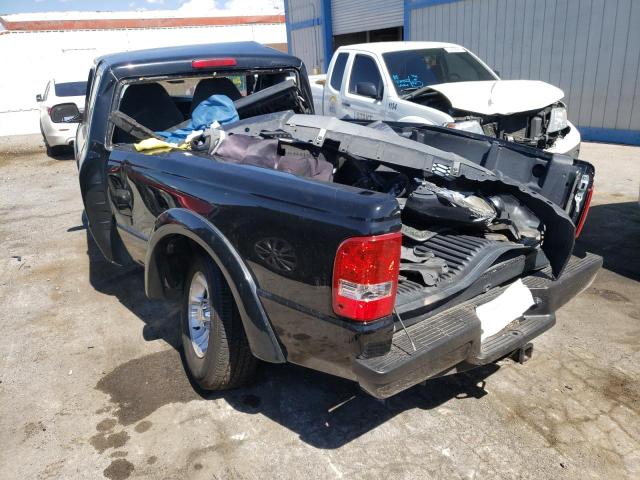 1FTYR14E52PB75987 - 2002 FORD RANGER SUPER CAB BLACK photo 3