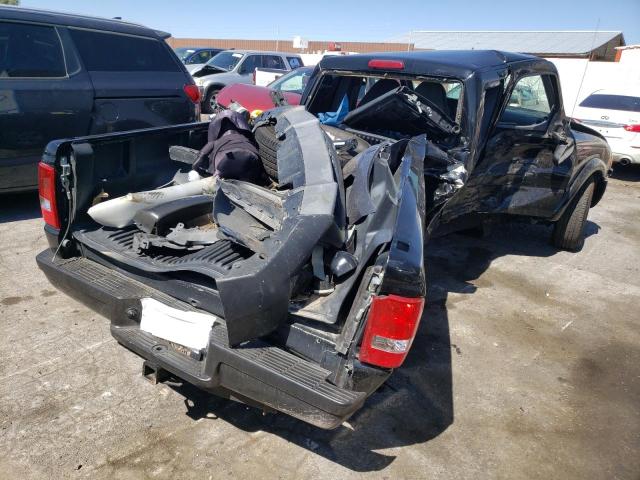 1FTYR14E52PB75987 - 2002 FORD RANGER SUPER CAB BLACK photo 4