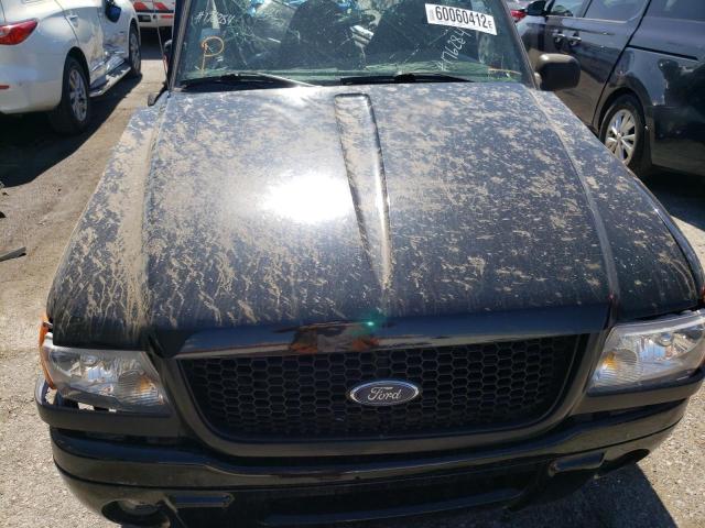 1FTYR14E52PB75987 - 2002 FORD RANGER SUPER CAB BLACK photo 7