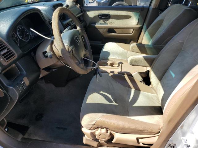 JHLRD78864C010182 - 2004 HONDA CR-V EX WHITE photo 7