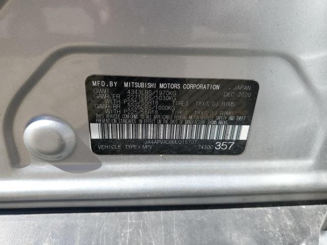 JA4APVAU6MU015707 - 2021 MITSUBISHI OUTLANDER SE Gümüş foto 13