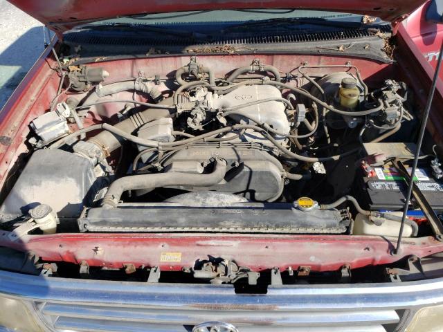 JT4TN12D4V0030694 - 1997 TOYOTA T100 XTRACAB RED photo 11