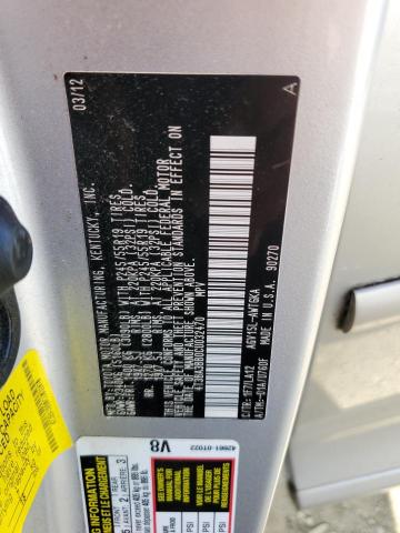 4T3BA3BB0CU032470 - 2012 TOYOTA VENZA LE Күміс фото 14