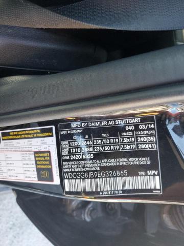 WDCGG8JB9EG326865 - 2014 MERCEDES-BENZ GLK 350 4MATIC BLACK photo 13