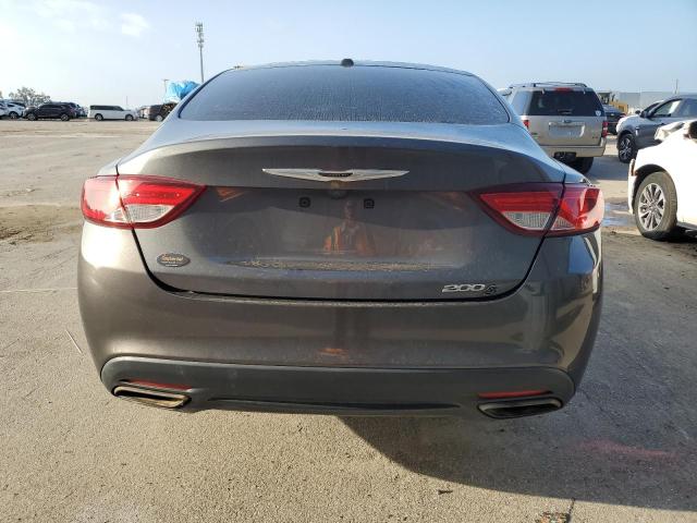 1C3CCCBB7FN550381 - 2015 CHRYSLER 200 S GRAY photo 6