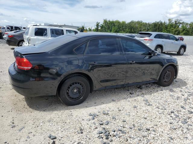 1VWAS7A38FC012210 - 2015 VOLKSWAGEN PASSAT S أسود صورة 3