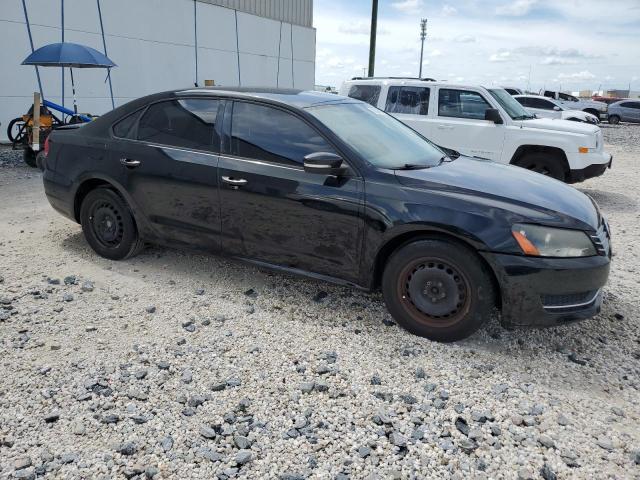 1VWAS7A38FC012210 - 2015 VOLKSWAGEN PASSAT S أسود صورة 4