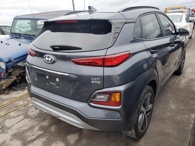 KM8K5CA54KU232064 - 2019 HYUNDAI KONA ULTIMATE GRAY photo 3