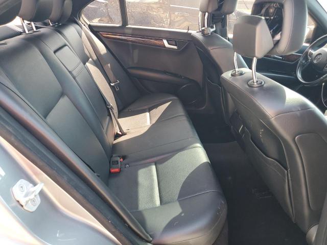 WDDGF8BB6CA613819 - 2012 MERCEDES-BENZ C 300 4MATIC SILVER photo 10
