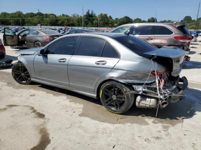 WDDGF8BB6CA613819 - 2012 MERCEDES-BENZ C 300 4MATIC SILVER photo 2