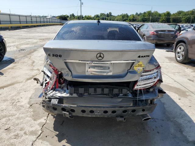 WDDGF8BB6CA613819 - 2012 MERCEDES-BENZ C 300 4MATIC SILVER photo 6